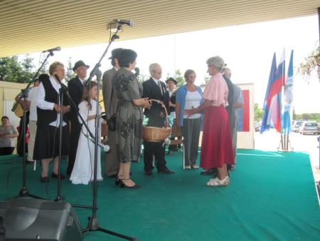 Prireditev ob vstopu Hrvaške v EU na mejnem prehodu Gibina 32